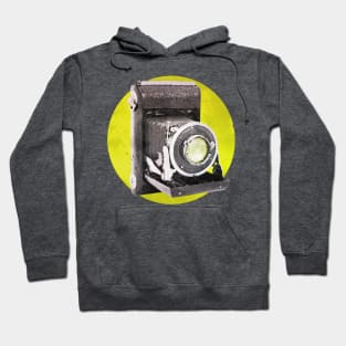 Retro camera in watercolor Hoodie